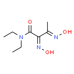 ChemSpider 2D Image | (2E,3E)-N,N-Diethyl-2,3-bis(hydroxyimino)butanamide | C8H15N3O3