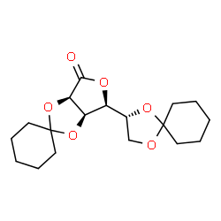 ChemSpider 2D Image | (3a'R,6'S,6a'R)-6'-[(2R)-1,4-Dioxaspiro[4.5]dec-2-yl]dihydrospiro[cyclohexane-1,2'-furo[3,4-d][1,3]dioxol]-4'(3a'H)-one (non-preferred name) | C18H26O6