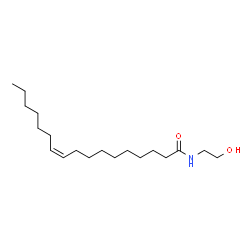 ChemSpider 2D Image | (10Z)-N-(2-Hydroxyethyl)-10-heptadecenamide | C19H37NO2
