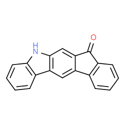 ChemSpider 2D Image | Indeno[2,1-b]carbazol-7(5H)-one | C19H11NO