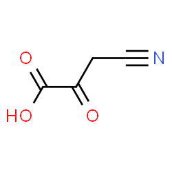 ChemSpider 2D Image | 3-Cyano-2-oxopropanoic acid | C4H3NO3