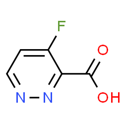 ChemSpider 2D Image | 4-Fluoro-3-pyridazinecarboxylic acid | C5H3FN2O2