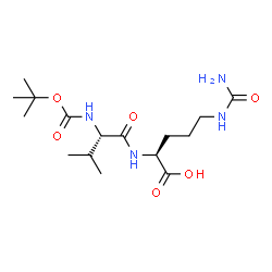ChemSpider 2D Image | Boc-Val-Cit-OH | C16H30N4O6