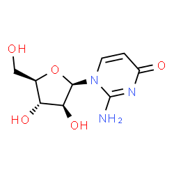 ChemSpider 2D Image | 2-Amino-1-(beta-D-arabinofuranosyl)-4(1H)-pyrimidinone | C9H13N3O5