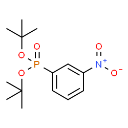 ChemSpider 2D Image | Bis(2-methyl-2-propanyl) (3-nitrophenyl)phosphonate | C14H22NO5P