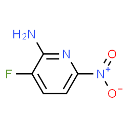 ChemSpider 2D Image | 3-Fluoro-6-nitro-2-pyridinamine | C5H4FN3O2