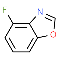 ChemSpider 2D Image | 4-Fluoro-1,3-benzoxazole | C7H4FNO