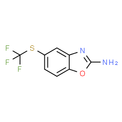 ChemSpider 2D Image | 5-[(Trifluoromethyl)sulfanyl]-1,3-benzoxazol-2-amine | C8H5F3N2OS