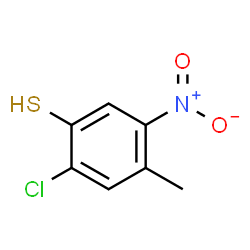 ChemSpider 2D Image | 2-Chloro-4-methyl-5-nitrobenzenethiol | C7H6ClNO2S