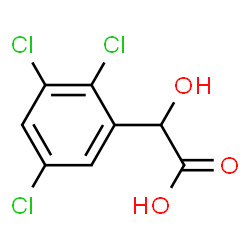 ChemSpider 2D Image | Hydroxy(2,3,5-trichlorophenyl)acetic acid | C8H5Cl3O3