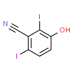 ChemSpider 2D Image | 3-Hydroxy-2,6-diiodobenzonitrile | C7H3I2NO