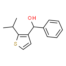 ChemSpider 2D Image | (2-Isopropyl-3-thienyl)(phenyl)methanol | C14H16OS