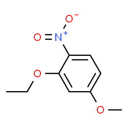 ChemSpider 2D Image | 2-Ethoxy-4-methoxy-1-nitrobenzene | C9H11NO4