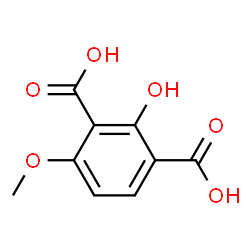 ChemSpider 2D Image | 2-Hydroxy-4-methoxyisophthalic acid | C9H8O6
