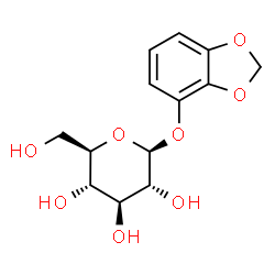 ChemSpider 2D Image | 1,3-Benzodioxol-4-yl beta-D-glucopyranoside | C13H16O8