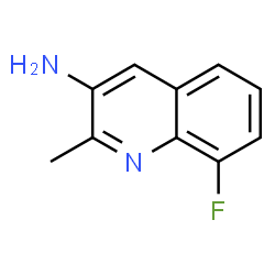 ChemSpider 2D Image | 8-Fluoro-2-methyl-3-quinolinamine | C10H9FN2