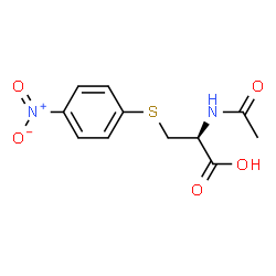 ChemSpider 2D Image | N-Acetyl-S-(4-nitrophenyl)-D-cysteine | C11H12N2O5S