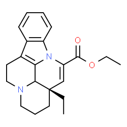 ChemSpider 2D Image | Ethyl (3xi,16alpha)-eburnamenine-14-carboxylate | C22H26N2O2
