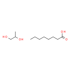 ChemSpider 2D Image | Octanoic acid - 1,2-propanediol (1:1) | C11H24O4