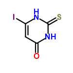 InChI=1/C4H3IN2OS/c5-2-1-3(8)7-4(9)6-2/h1H,(H2,6,7,8,9)