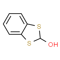 ChemSpider 2D Image | 1,3-Benzodithiol-2-ol | C7H6OS2