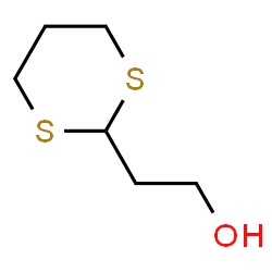 ChemSpider 2D Image | 2-(1,3-Dithian-2-yl)ethanol | C6H12OS2