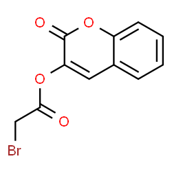 ChemSpider 2D Image | 2-Oxo-2H-chromen-3-yl bromoacetate | C11H7BrO4