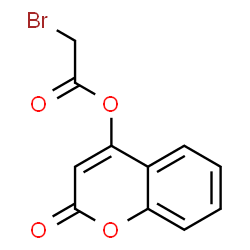 ChemSpider 2D Image | 2-Oxo-2H-chromen-4-yl bromoacetate | C11H7BrO4