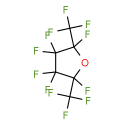 ChemSpider 2D Image | 2,3,3,4,4,5-Hexafluoro-2,5-bis(trifluoromethyl)tetrahydrofuran | C6F12O