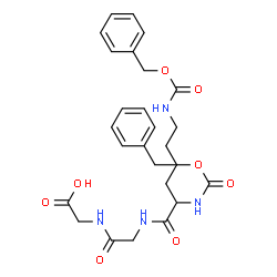 ChemSpider 2D Image | N~2~,N~6~-Bis[(benzyloxy)carbonyl]lysylglycylglycine | C26H32N4O8