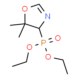 ChemSpider 2D Image | Diethyl (5,5-dimethyl-4,5-dihydro-1,3-oxazol-4-yl)phosphonate | C9H18NO4P