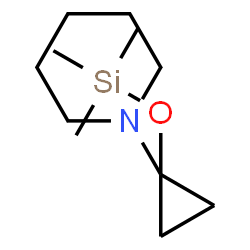 ChemSpider 2D Image | 1-{1-[(Trimethylsilyl)oxy]cyclopropyl}piperidine | C11H23NOSi