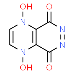 ChemSpider 2D Image | 1,4-Dihydroxy-1,4-dihydropyrazino[2,3-d]pyridazine-5,8-dione | C6H4N4O4