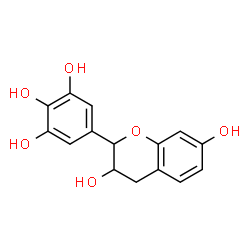 ChemSpider 2D Image | 5-(3,7-Dihydroxy-3,4-dihydro-2H-chromen-2-yl)-1,2,3-benzenetriol | C15H14O6