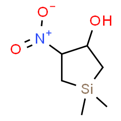 ChemSpider 2D Image | 1,1-Dimethyl-4-nitro-3-silolanol | C6H13NO3Si