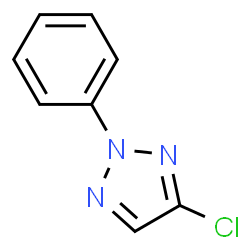 ChemSpider 2D Image | 4-Chloro-2-phenyl-2H-1,2,3-triazole | C8H6ClN3