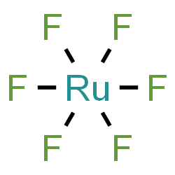 ChemSpider 2D Image | Ruthenium(6+) hexafluoride | F6Ru