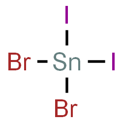 ChemSpider 2D Image | Dibromo(diiodo)stannane | Br2I2Sn