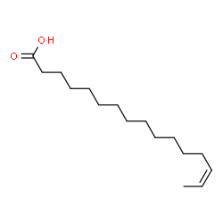 ChemSpider 2D Image | (14Z)-14-Hexadecenoic acid | C16H30O2