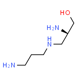 ChemSpider 2D Image | (2S)-2-Amino-3-[(3-aminopropyl)amino]-1-propanol | C6H17N3O