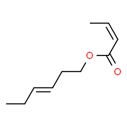 ChemSpider 2D Image | (3E)-3-Hexen-1-yl (2Z)-2-butenoate | C10H16O2