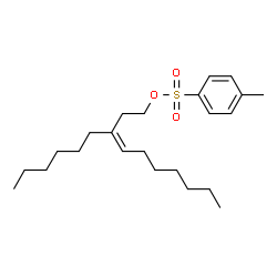 ChemSpider 2D Image | (3Z)-3-Hexyl-3-decen-1-yl 4-methylbenzenesulfonate | C23H38O3S