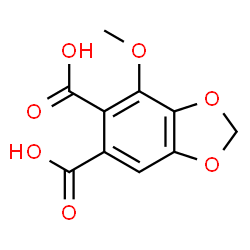 ChemSpider 2D Image | 4-Methoxy-1,3-benzodioxole-5,6-dicarboxylic acid | C10H8O7