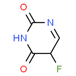 ChemSpider 2D Image | 5-Fluoro-2,4(3H,5H)-pyrimidinedione | C4H3FN2O2