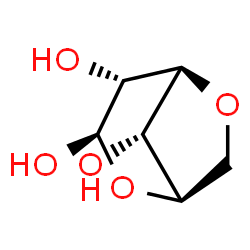 ChemSpider 2D Image | 3,6-Anhydro-beta-D-galactopyranose | C6H10O5