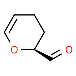 ChemSpider 2D Image | (2S)-3,4-Dihydro-2H-pyran-2-carbaldehyde | C6H8O2