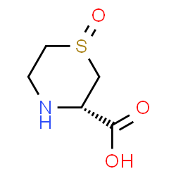ChemSpider 2D Image | (3S)-3-Thiomorpholinecarboxylic acid 1-oxide | C5H9NO3S