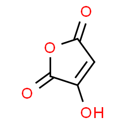 ChemSpider 2D Image | 3-Hydroxy-2,5-furandione | C4H2O4