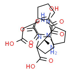 ChemSpider 2D Image | alpha-Aspartyl-L-prolyl-L-prolyl-L-alpha-aspartyl-L-proline | C23H33N5O10