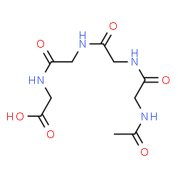 ChemSpider 2D Image | N-Acetylglycylglycylglycylglycine | C10H16N4O6
